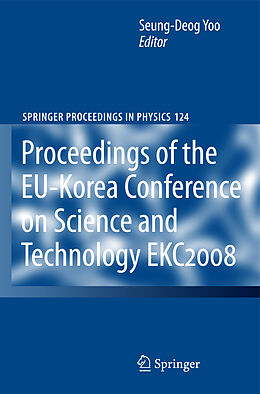 Couverture cartonnée EKC2008 Proceedings of the EU-Korea Conference on Science and Technology de 