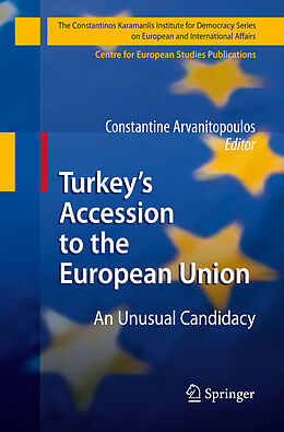Couverture cartonnée Turkey s Accession to the European Union de 