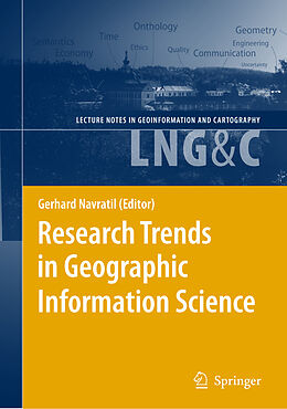 Kartonierter Einband Research Trends in Geographic Information Science von 