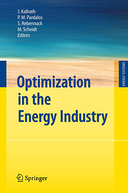 Couverture cartonnée Optimization in the Energy Industry de 