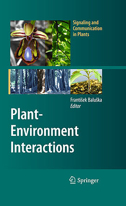 Couverture cartonnée Plant-Environment Interactions de 