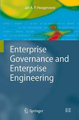 Couverture cartonnée Enterprise Governance and Enterprise Engineering de Jan A. P. Hoogervorst