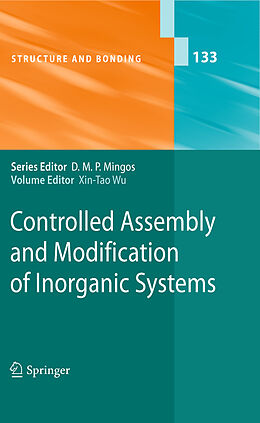 Couverture cartonnée Controlled Assembly and Modification of Inorganic Systems de 