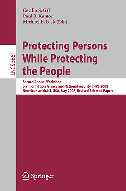 Kartonierter Einband Protecting Persons While Protecting the People von 