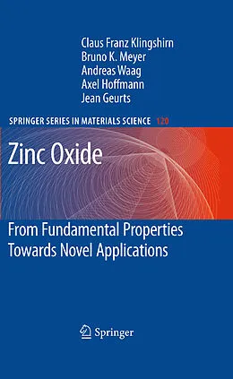 E-Book (pdf) Zinc Oxide von Claus F. Klingshirn, Andreas Waag, Axel Hoffmann
