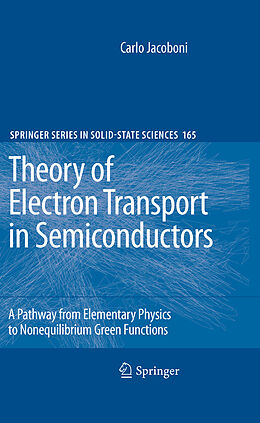 Livre Relié Theory of Electron Transport in Semiconductors de Carlo Jacoboni