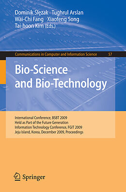 Couverture cartonnée Bio-Science and Bio-Technology de 