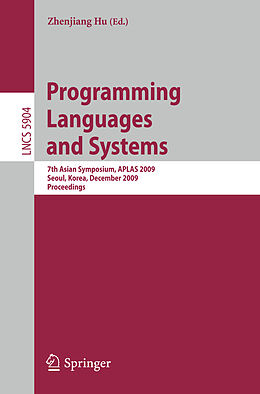 Kartonierter Einband Programming Languages and Systems von Elvira Albert, Andrew W. Appel, Xinyu Feng