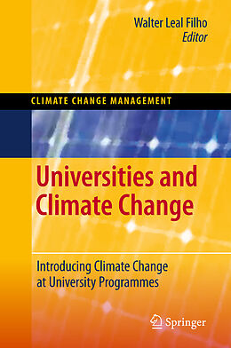 Livre Relié Universities and Climate Change de 