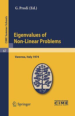 eBook (pdf) Eigenvalues of Non-Linear Problems de 