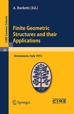 eBook (pdf) Finite Geometric Structures and their Applications de 
