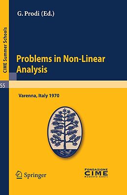 eBook (pdf) Problems in Non-Linear Analysis de 