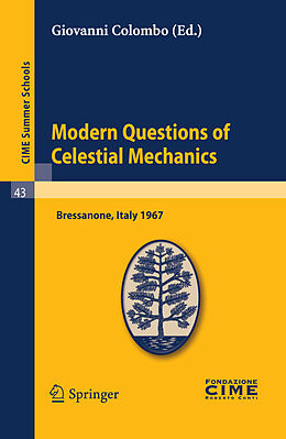 Couverture cartonnée Modern Questions of Celestial Mechanics de Giovanni Colombo