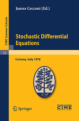 Couverture cartonnée Stochastic Differential Equations de 