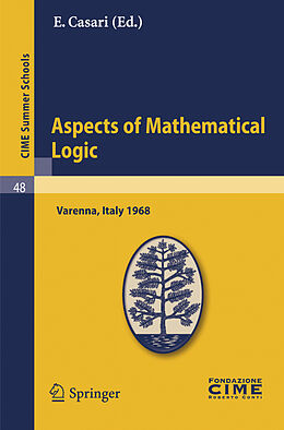 Couverture cartonnée Aspects of Mathematical Logic de 