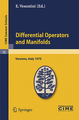 Couverture cartonnée Differential Operators on Manifolds de 