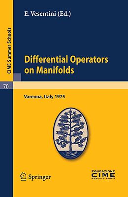 eBook (pdf) Differential Operators on Manifolds de 