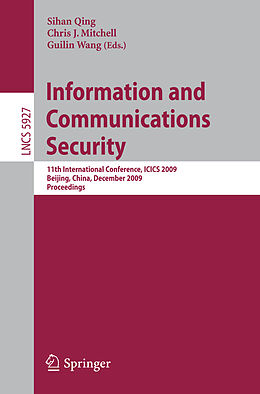 Kartonierter Einband Information and Communications Security von Long Bai, Feng Bao, Ping Chen