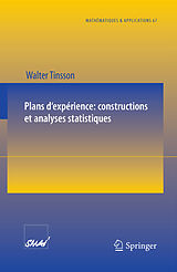eBook (pdf) Plans d'expérience: constructions et analyses statistiques de Walter Tinsson