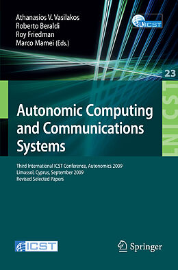 Couverture cartonnée Autonomic Computing and Communications Systems de 