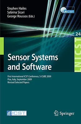 E-Book (pdf) Sensor Systems and Software von Hani Alzaid, John Barton, Andrea Caiti