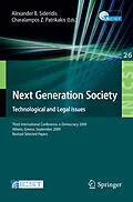 E-Book (pdf) Next Generation Society Technological and Legal Issues von Charalampos Z. Patrikakis, Alexander B. Sideridis