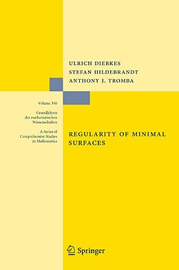 eBook (pdf) Regularity of Minimal Surfaces de Ulrich Dierkes, Stefan Hildebrandt, Anthony Tromba