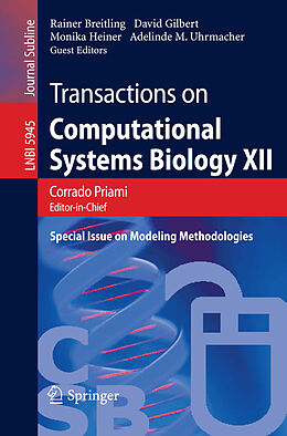 Kartonierter Einband Transactions on Computational Systems Biology XII von 