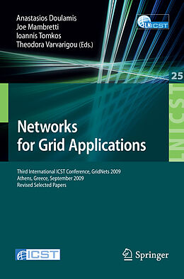 Couverture cartonnée Networks for Grid Applications de Tina Balke, Colin Bennet, Piero Castoldi