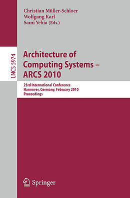 Kartonierter Einband Architecture of Computing Systems - ARCS 2010 von 