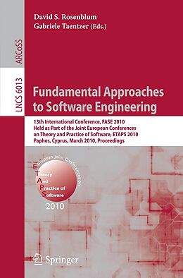 E-Book (pdf) Fundamental Approaches to Software Engineering von 