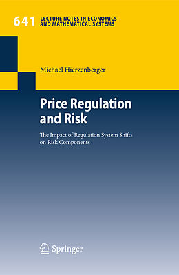 Kartonierter Einband Price Regulation and Risk von Michael Hierzenberger