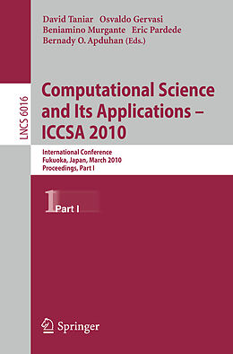 Kartonierter Einband Computational Science and Its Applications - ICCSA 2010 von 