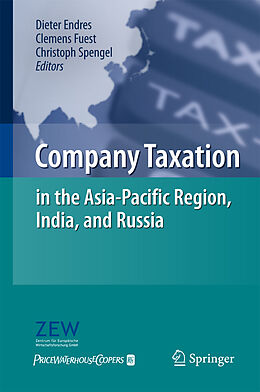 Livre Relié Company Taxation in the Asia-Pacific Region, India, and Russia de 