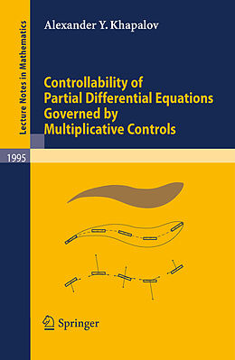 Kartonierter Einband Controllability of Partial Differential Equations Governed by Multiplicative Controls von Alexander Y. Khapalov