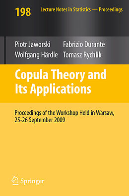 Couverture cartonnée Copula Theory and Its Applications de 