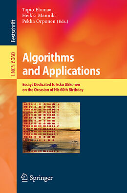 Kartonierter Einband Algorithms and Applications von 