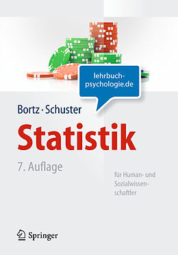 Fester Einband Statistik für Human- und Sozialwissenschaftler von Jürgen Bortz, Christof Schuster