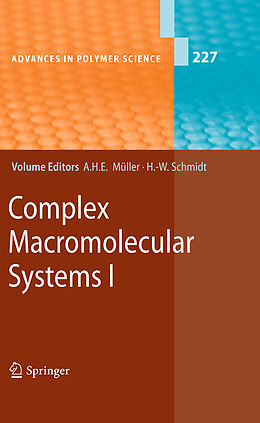 Fester Einband Complex Macromolecular Systems I von 