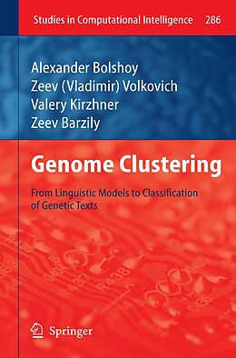 E-Book (pdf) Genome Clustering von Alexander Bolshoy, Zeev Volkovich, Valery Kirzhner