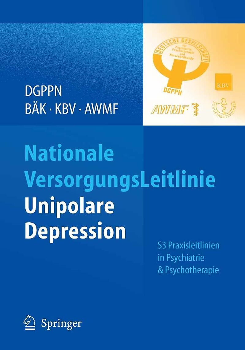 Nationale VersorgungsLeitlinie - Unipolare Depression