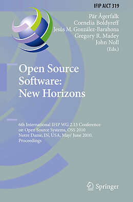 Fester Einband Open Source Software: New Horizons von 