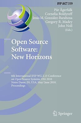 E-Book (pdf) Open Source Software: New Horizons von 