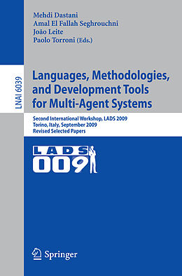 Kartonierter Einband Languages, Methodologies, and Development Tools for Multi-Agent Systems von 