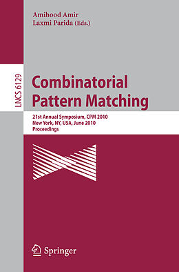 Kartonierter Einband Combinatorial Pattern Matching von 