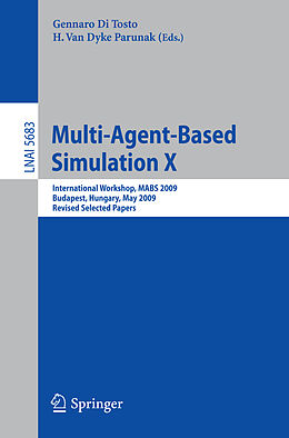 Kartonierter Einband Multi-Agent-Based Simulation X von 