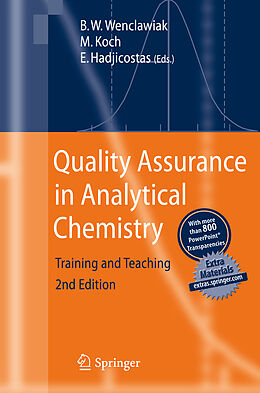 Livre Relié Quality Assurance in Analytical Chemistry de 