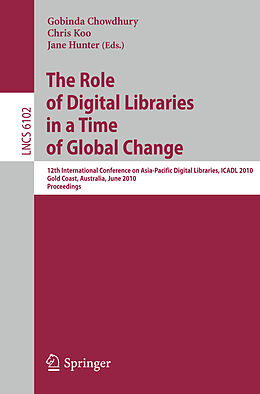 E-Book (pdf) The Role of Digital Libraries in a Time of Global Change von 