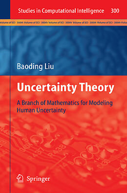Livre Relié Uncertainty Theory de 