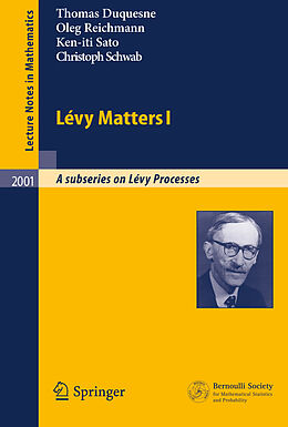 Kartonierter Einband Lévy Matters I von Christoph Schwab, Oleg Reichmann, Ken-Iti Sato